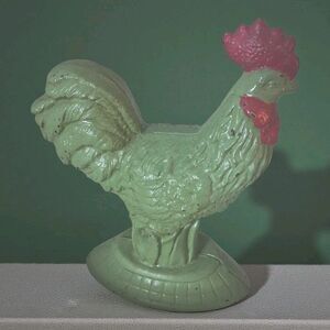 Vintage Cast Iron Rooster, Measures; 6.5"-tall,5"-wide,excellent  Condition
